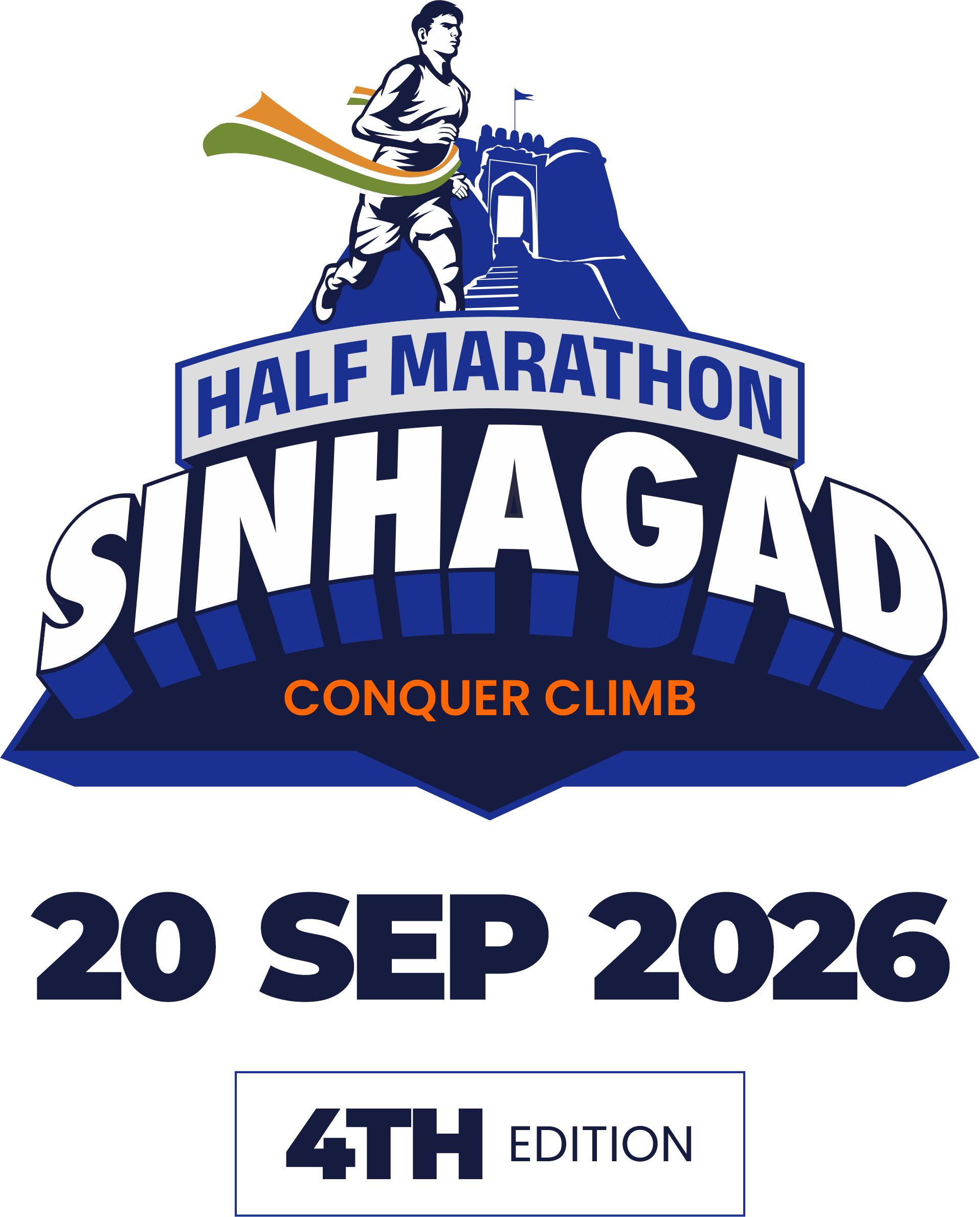 Sinhagad Marathon Logo